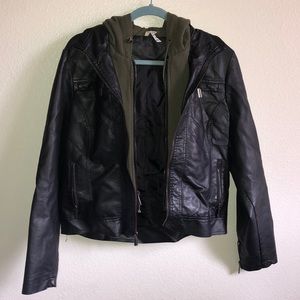 Leather jacket